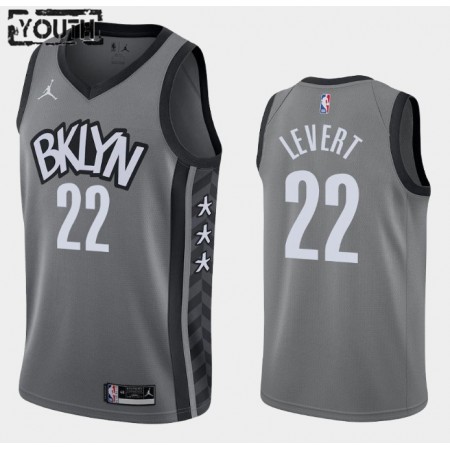 Maglia Brooklyn Nets Caris LeVert 22 2020-21 Jordan Brand Statement Edition Swingman - Bambino